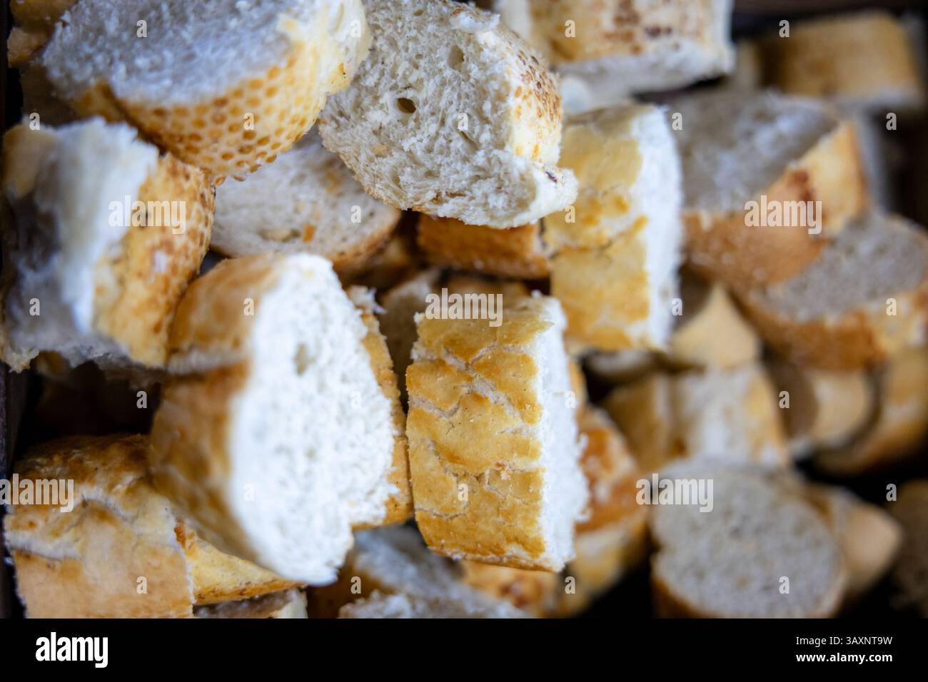 Familienfeier. Buffetessen auf einer Party Stockfoto