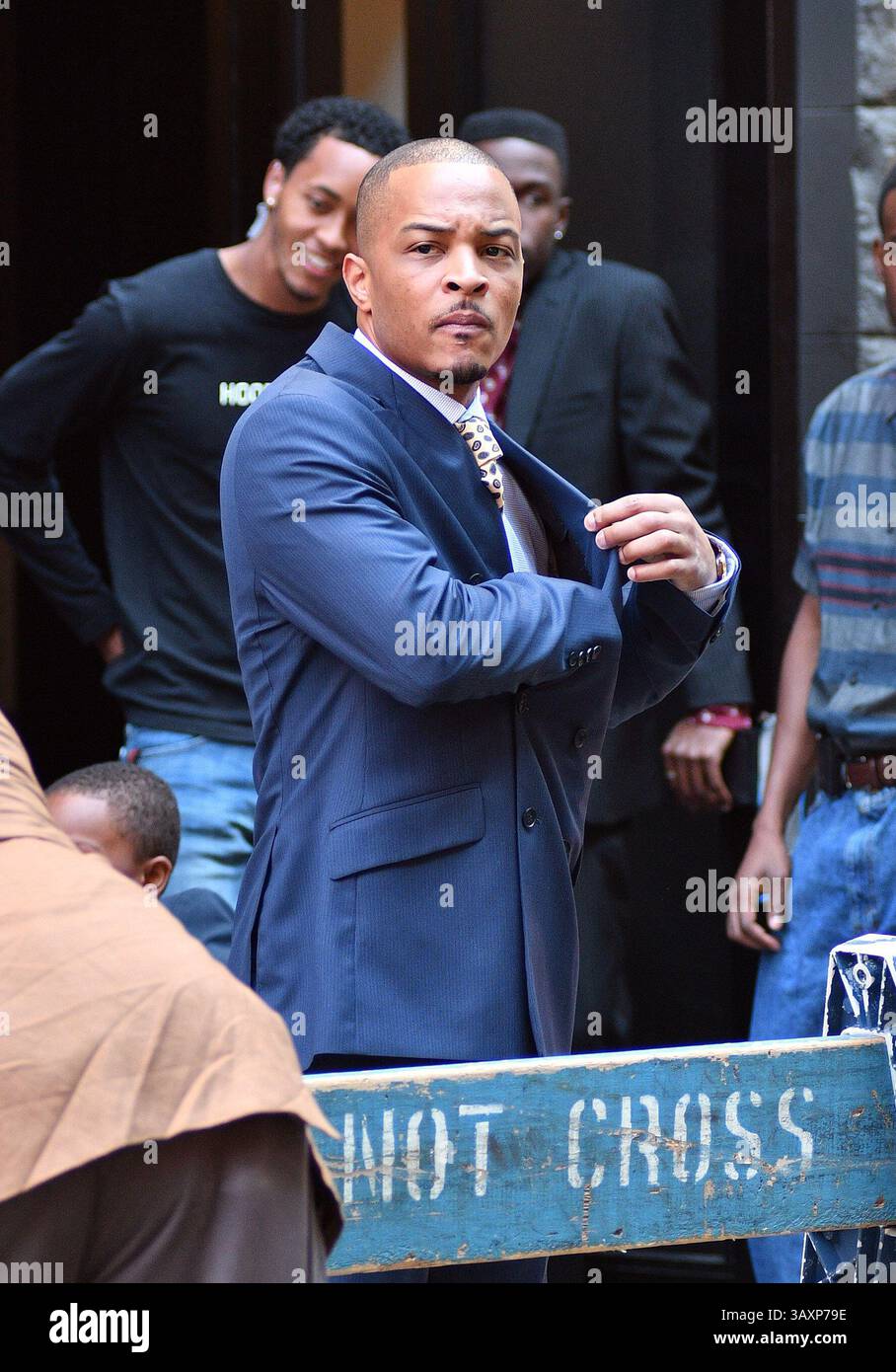 7. Oktober 2016 – New York, New York, USA – Rapper T.I. war am Set der TV-Show „The Breaks“ am 7. Oktober 2016 in New York City (Credit Image: © Curtis Means/Ace Pictures via ZUMA Press) Stockfoto