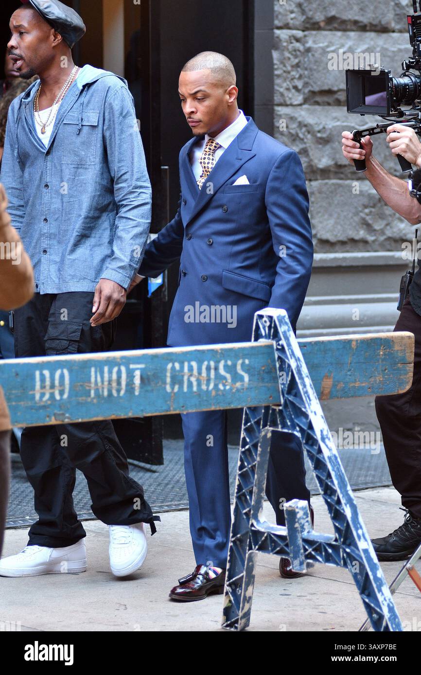 7. Oktober 2016 – New York, New York, USA – Rapper T.I. war am Set der TV-Show „The Breaks“ am 7. Oktober 2016 in New York City (Credit Image: © Curtis Means/Ace Pictures via ZUMA Press) Stockfoto