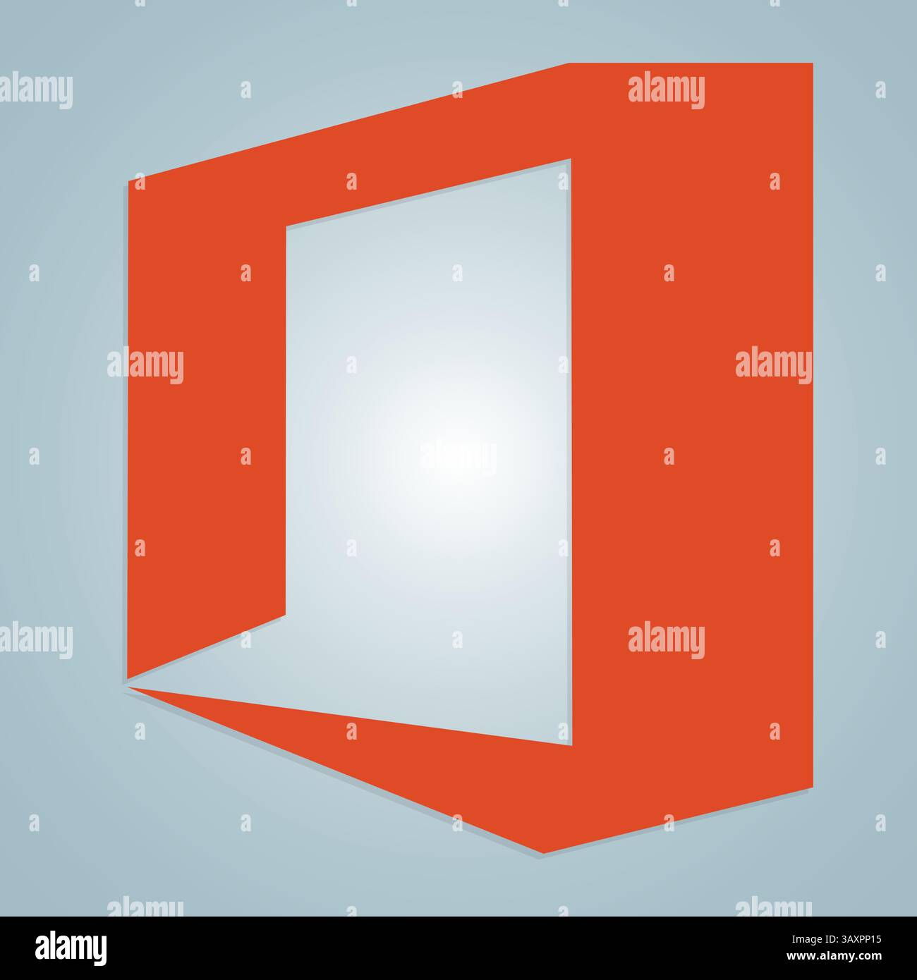 Microsoft Office-Symbol, Logo-Symbol, Zeichen- und Vektorgrafik Stock Vektor