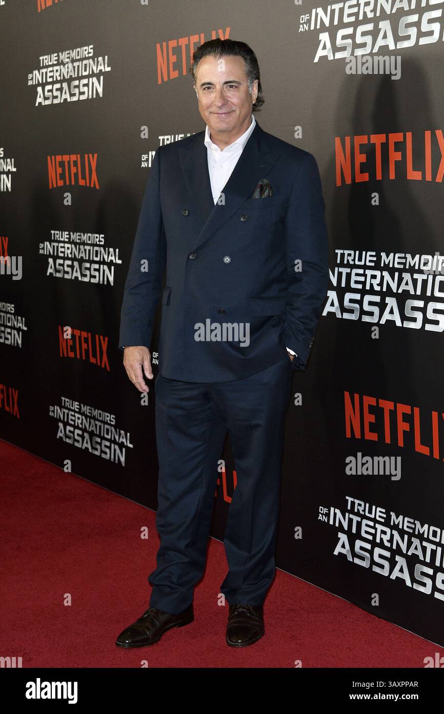3. November 2016 – New York, New York, USA – Andy Garcia kommt am 3. November 2016 zur Premiere von „True Memoirs of an International Assassin“ im AMC Lincoln Square Theater in New York City (Credit Image: © Curtis Means/Ace Pictures via ZUMA Press) Stockfoto