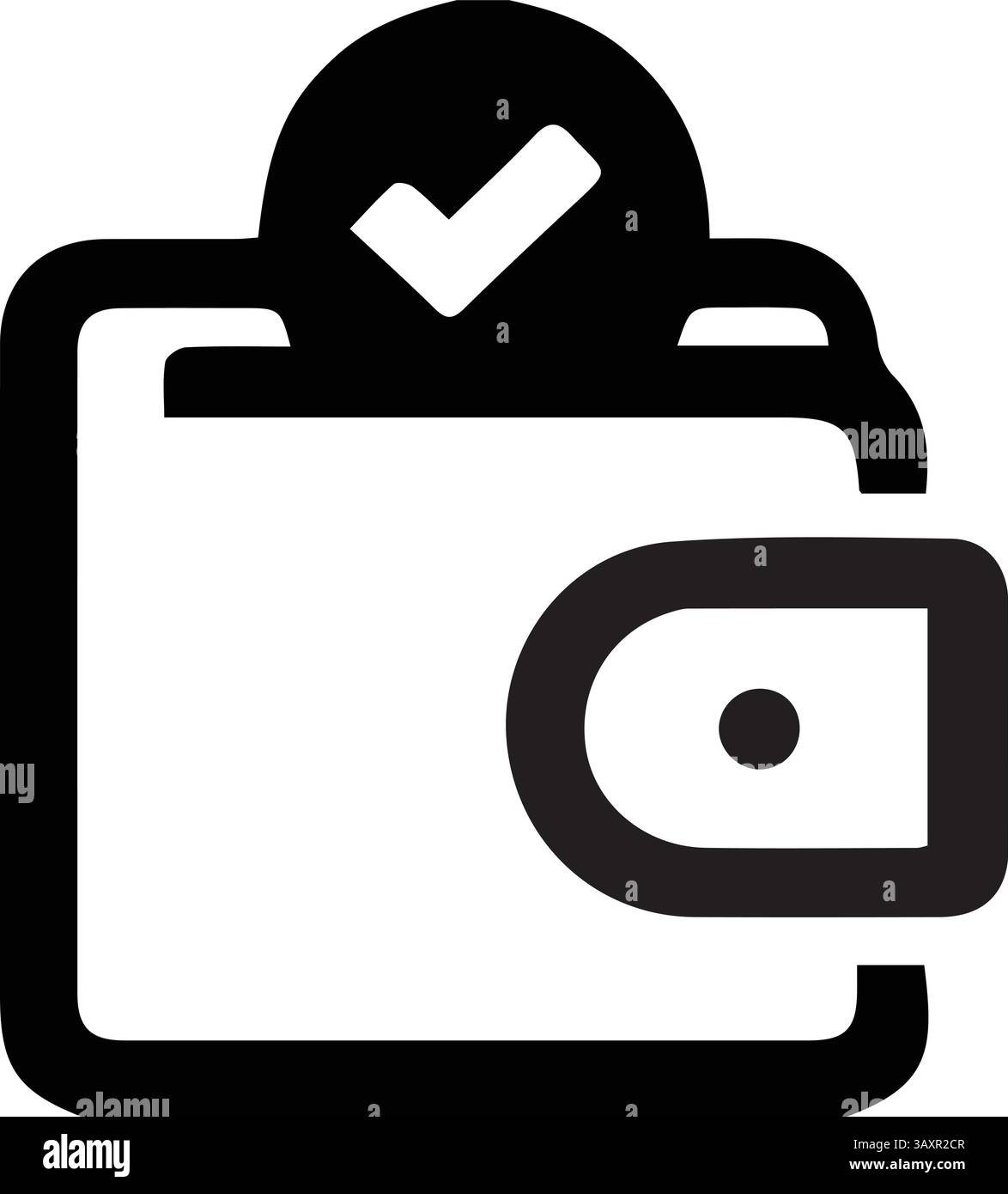 Symbol für das Vektorsymbol für Erschwinglichkeit. Logo für Geldbörse, Symbol für Bargeldeinsparungen, Grafikelemente in Premium-Qualität. Moderne Schilder, lineare Piktogramme, Objekte, f Stock Vektor