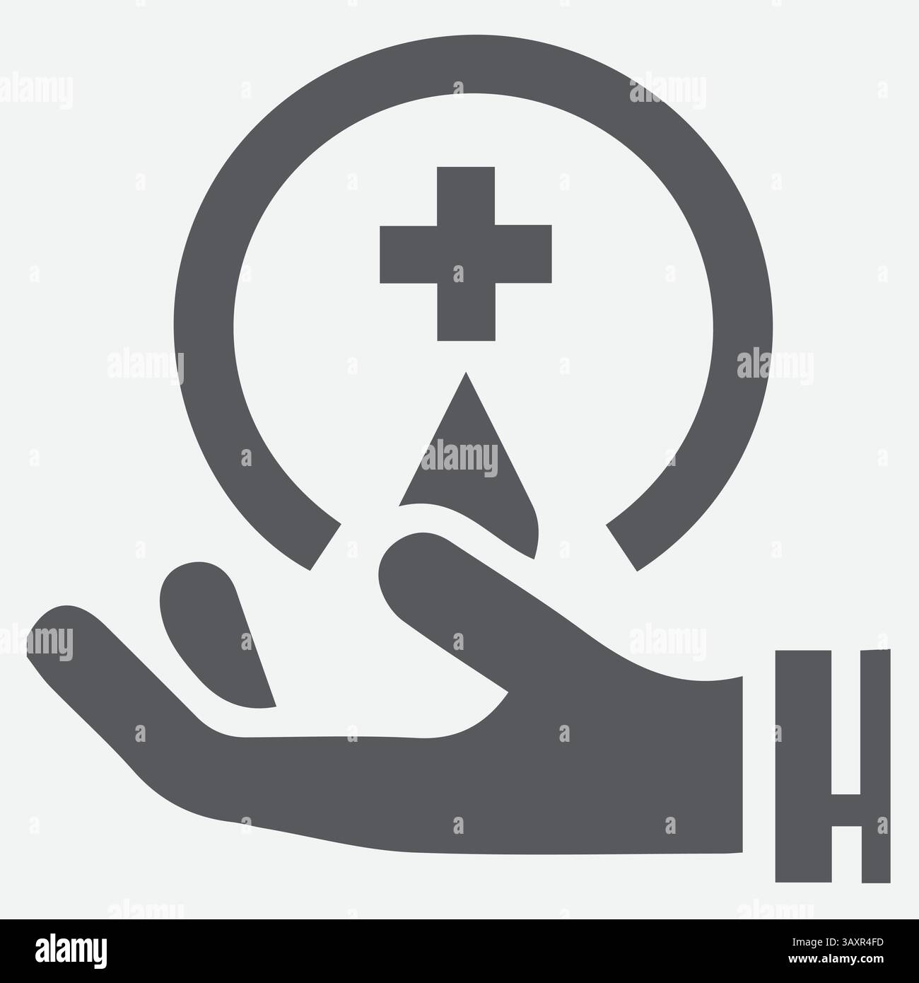 Sanitärsymbole, Symbole für Hand- und medizinische Krankenhäuser, Symbole für Medikamente, medizinische Symbole, Gesundheitssymbole und hochwertige grafische Designelemente. Stock Vektor