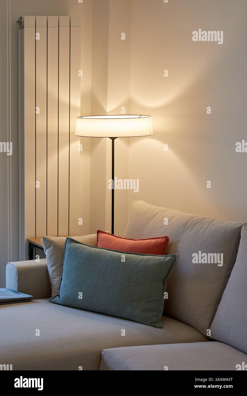 Sofa, Wohnzimmer, Inneneinrichtung, Zuhause, Baskenland, Spanien Stockfoto