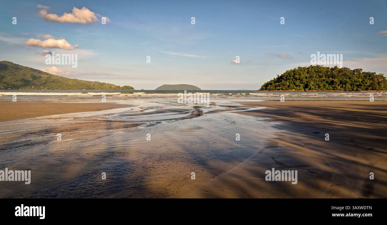 Strand in Sape, Sao Paulo Stockfoto