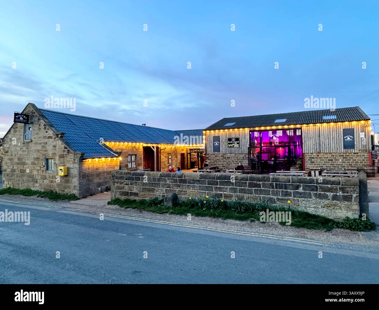 Whitby Brewery Mikrobrauerei Stockfoto