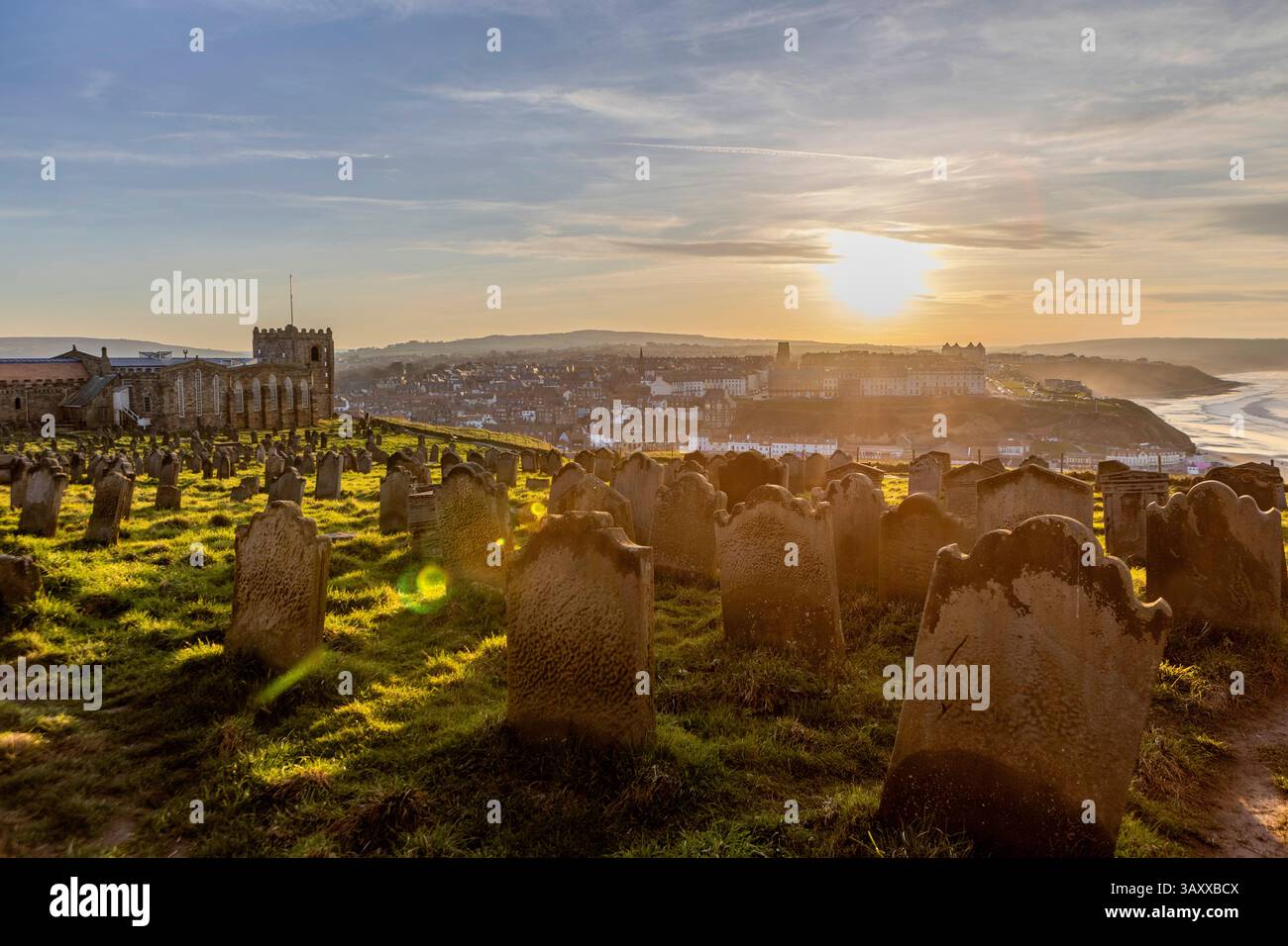 St. Mary's Church in Whitby North Yorkshire England Stockfoto