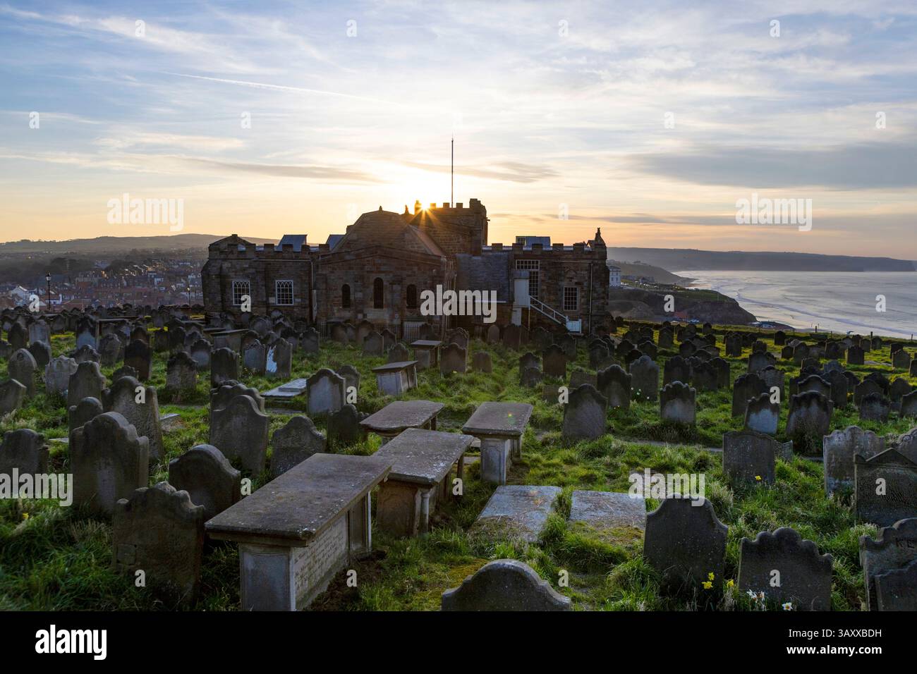 St. Mary's Church in Whitby North Yorkshire England Stockfoto