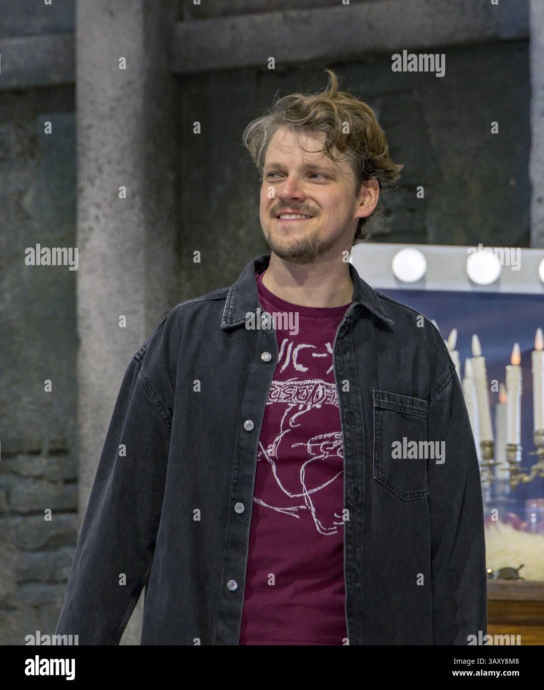 Peter Kellner, Vorhangruf, Mozarts Cosi Fan Tutte, Wiener Staatsoper, Österreich Stockfoto