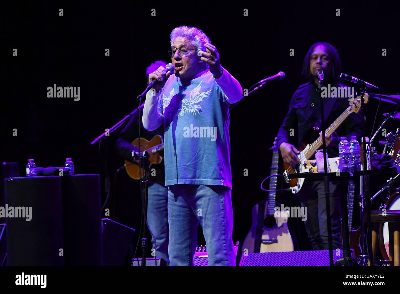 LONDON, ENGLAND - 21. APRIL: Roger Daltrey trat am 21. April 2025 im London Palladium auf. CAP/MAR ©MAR/Capital Pictures Credit: Capital Pictures/Alamy Live News Stockfoto