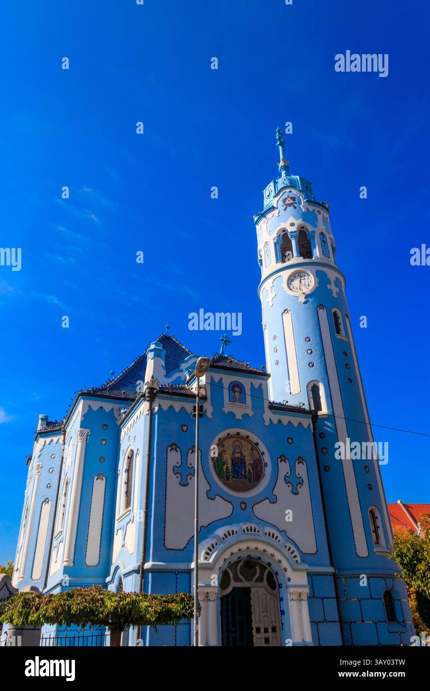 Blaue Kirche oder die Kirche St. Elisabeth oder Modry Kostolik in Bratislava, Slowakei Stockfoto