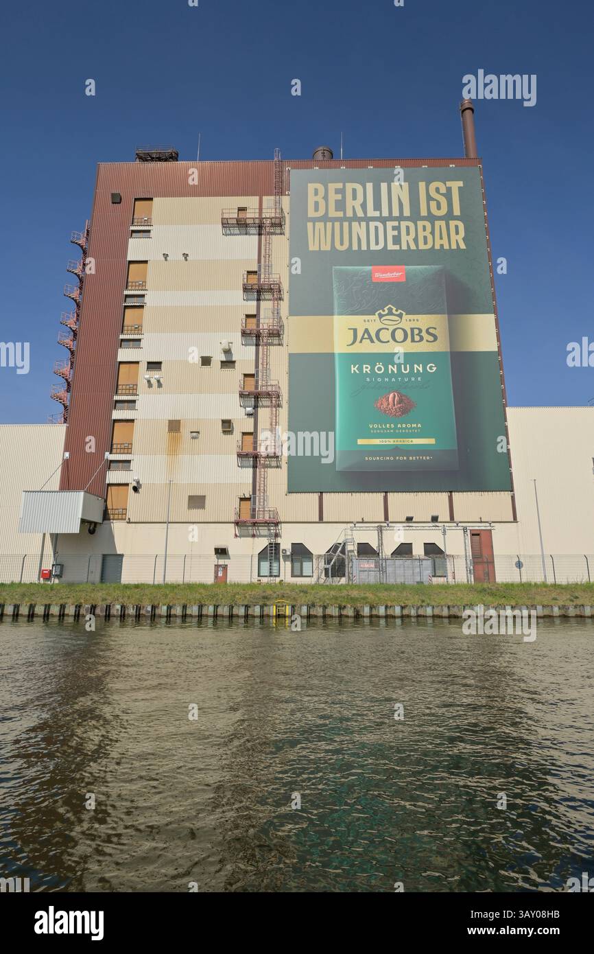 Jacobs Krönung, Kaffeeröstung, Jacobs Douwe Egberts (JDE), Chris-Guefroy-Allee, Neukölln, Berlin, Deutschland Stockfoto