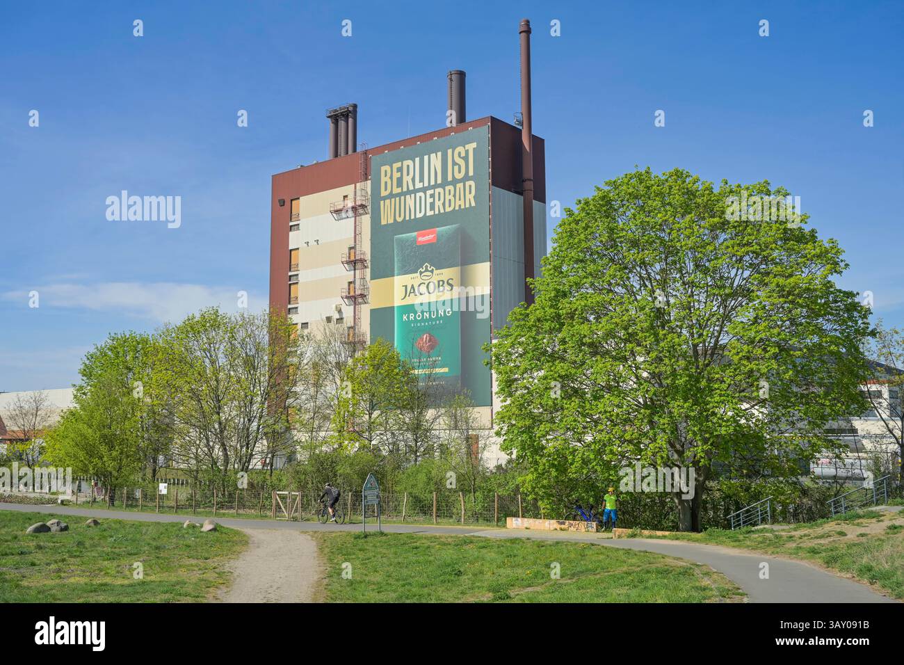 Jacobs Krönung, Kaffeeröstung, Jacobs Douwe Egberts (JDE), Chris-Guefroy-Allee, Neukölln, Berlin, Deutschland Stockfoto
