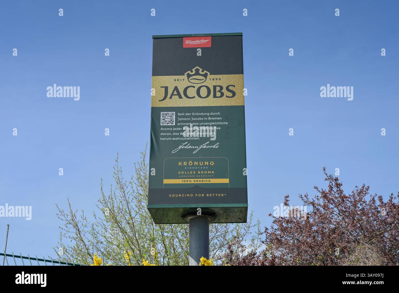 Jacobs Krönung, Kaffeeröstung, Jacobs Douwe Egberts (JDE), Chris-Guefroy-Allee, Neukölln, Berlin, Deutschland Stockfoto