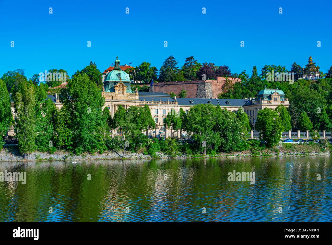 Akademie Straka in Prag, Tschechische republik. BILD Stockfoto