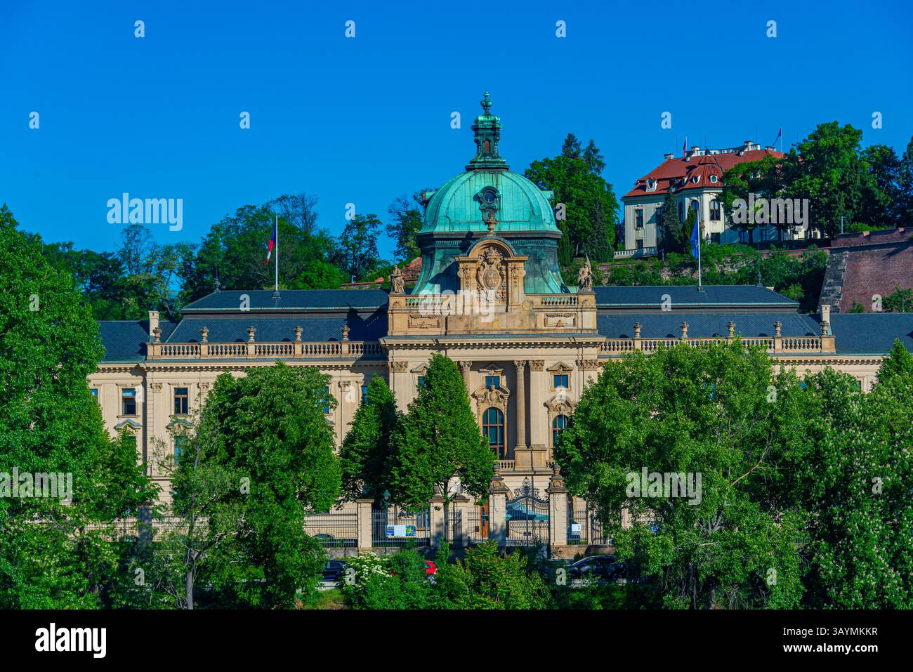 Akademie Straka in Prag, Tschechische republik. BILD Stockfoto