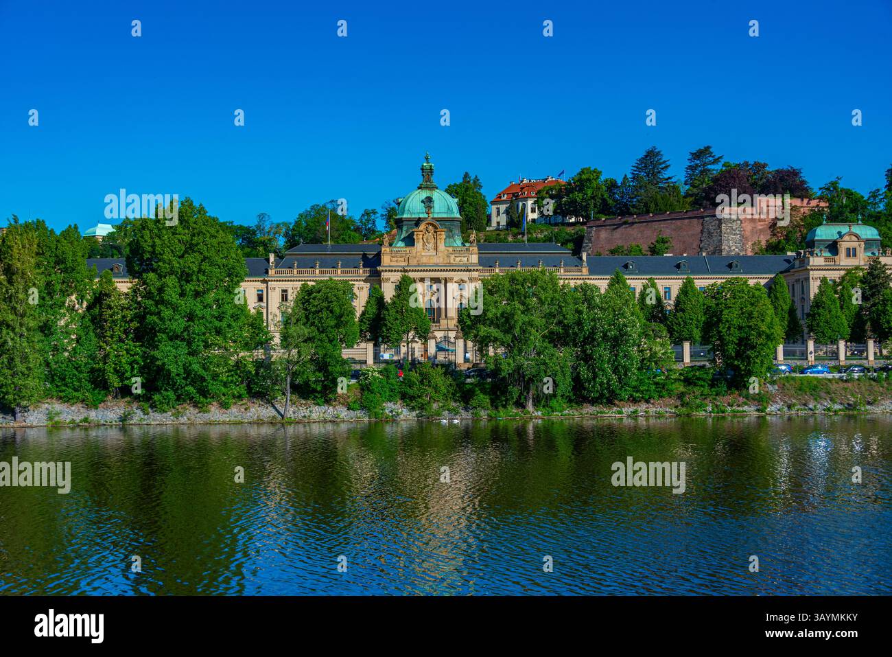 Akademie Straka in Prag, Tschechische republik. BILD Stockfoto