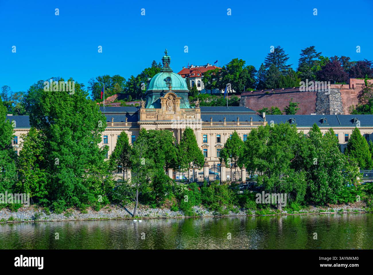Akademie Straka in Prag, Tschechische republik. BILD Stockfoto