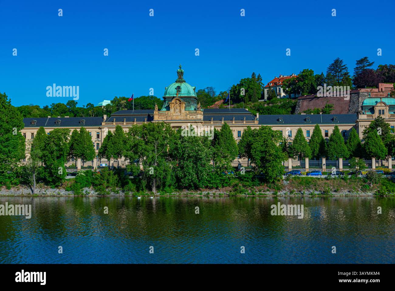 Akademie Straka in Prag, Tschechische republik. BILD Stockfoto