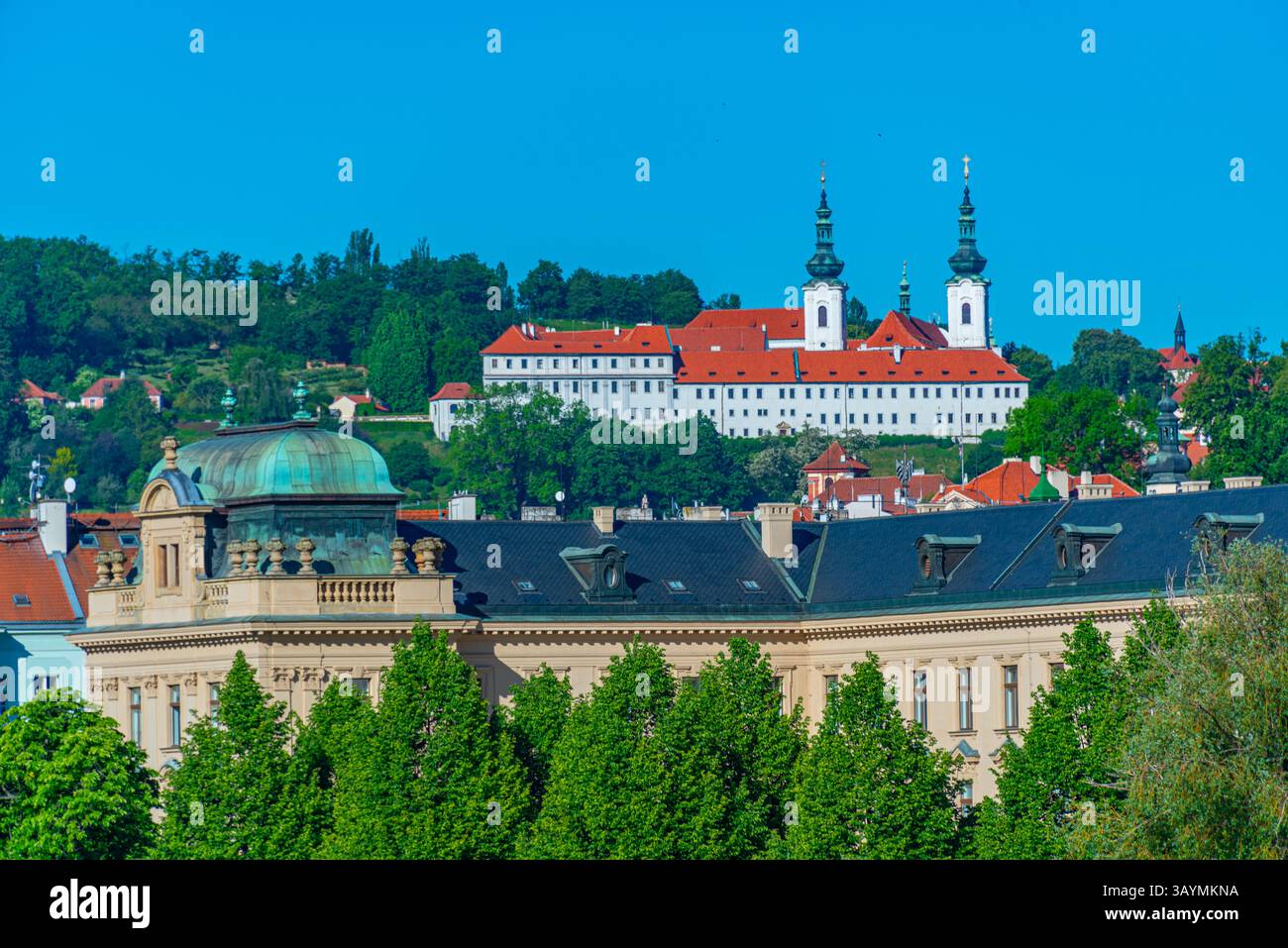 Akademie Straka in Prag, Tschechische republik. BILD Stockfoto
