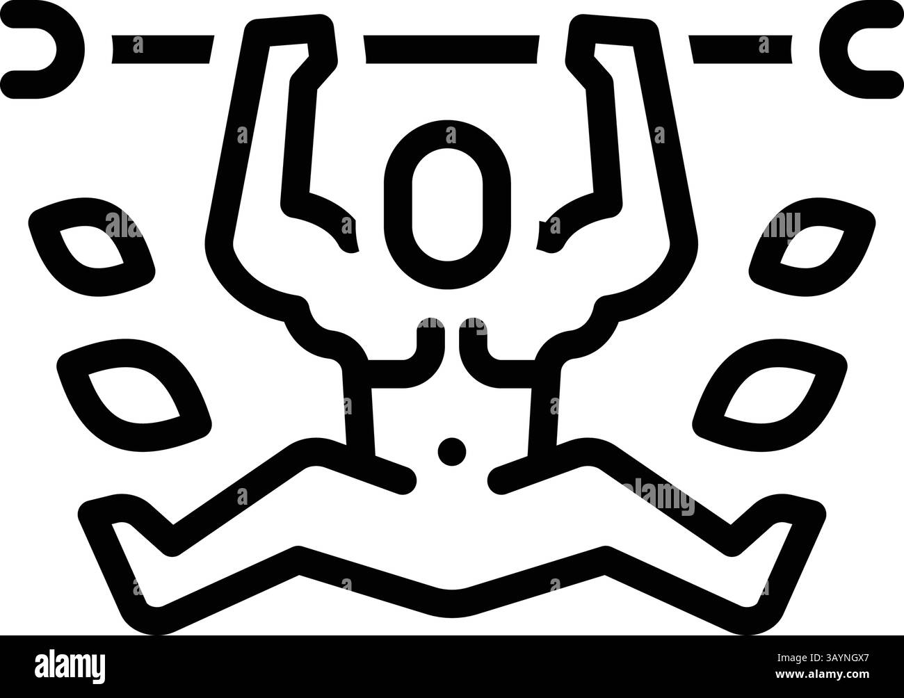 Symbol für gesund, robust Stock Vektor