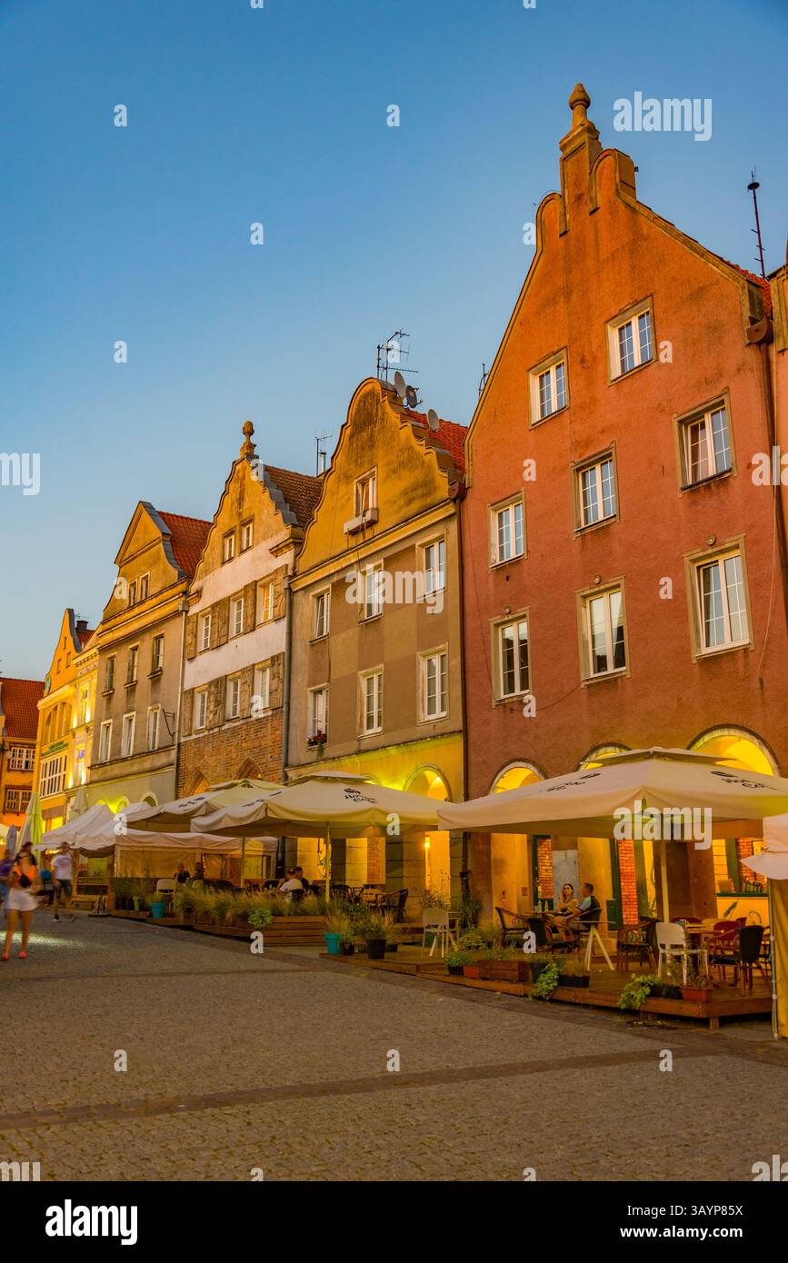 Olsztyn, Polen, 24. August 2024: Stare Miasto Platz im Zentrum von Olsztyn, PolandIMAGE Stockfoto