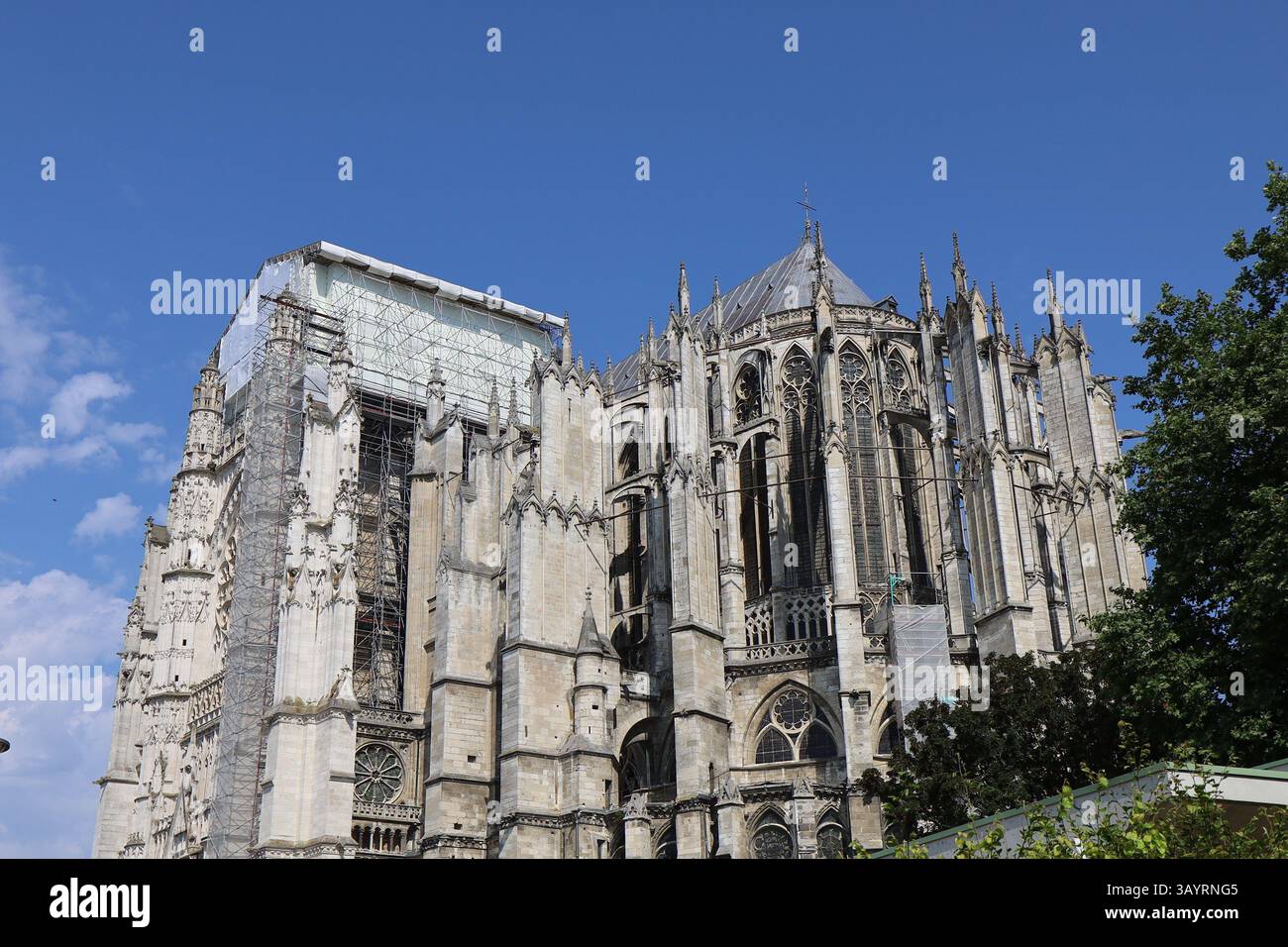 Petersdom, gotische Kathedrale, Stadt Beauvais, Département Oise, Frankreich Stockfoto