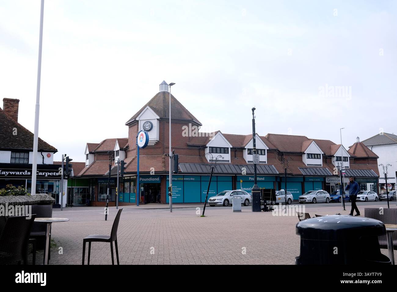 Poundland Superstore, hailsham Town, East sussex, uk Stockfoto