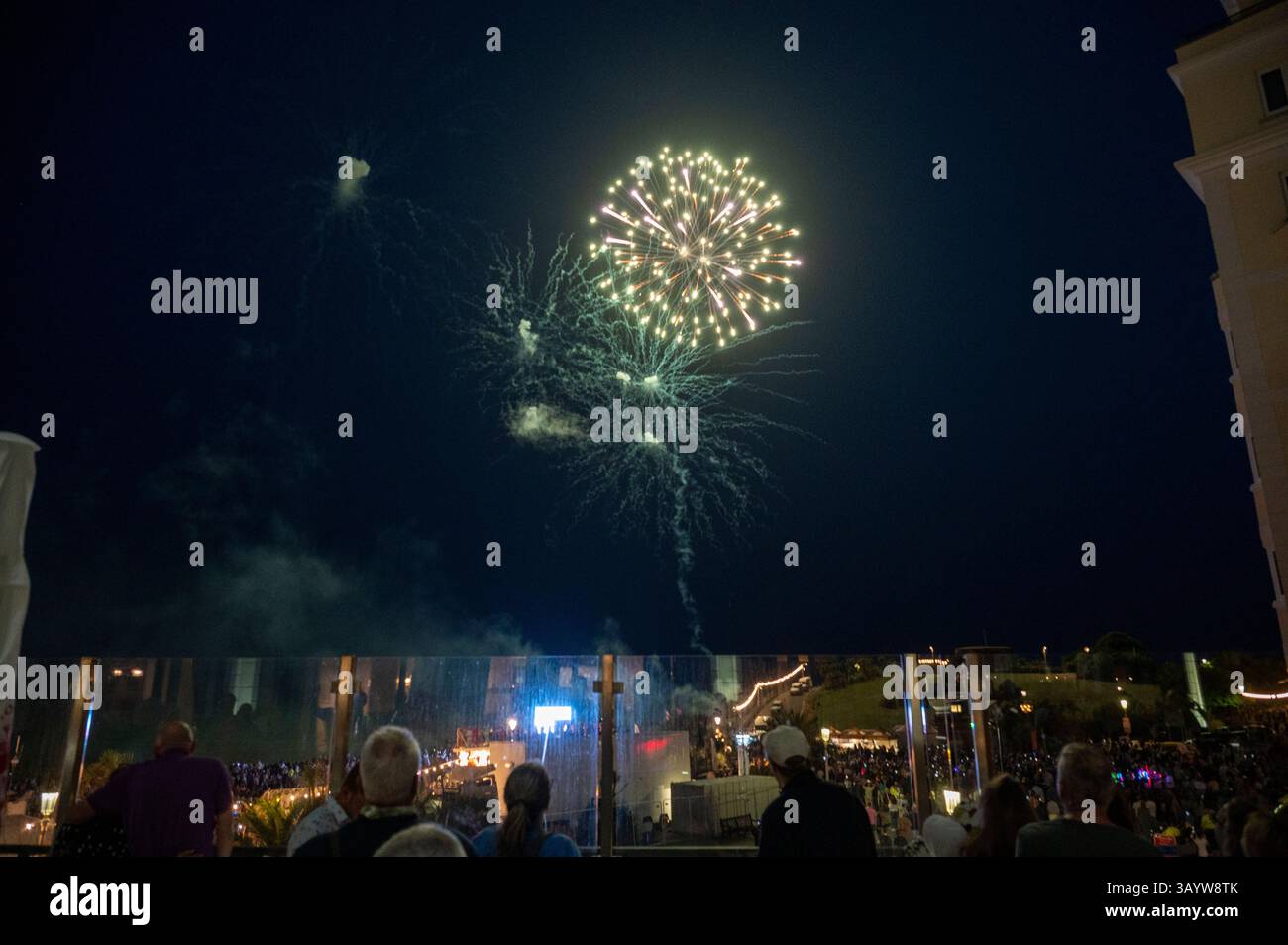 Feuerwerk Stockfoto
