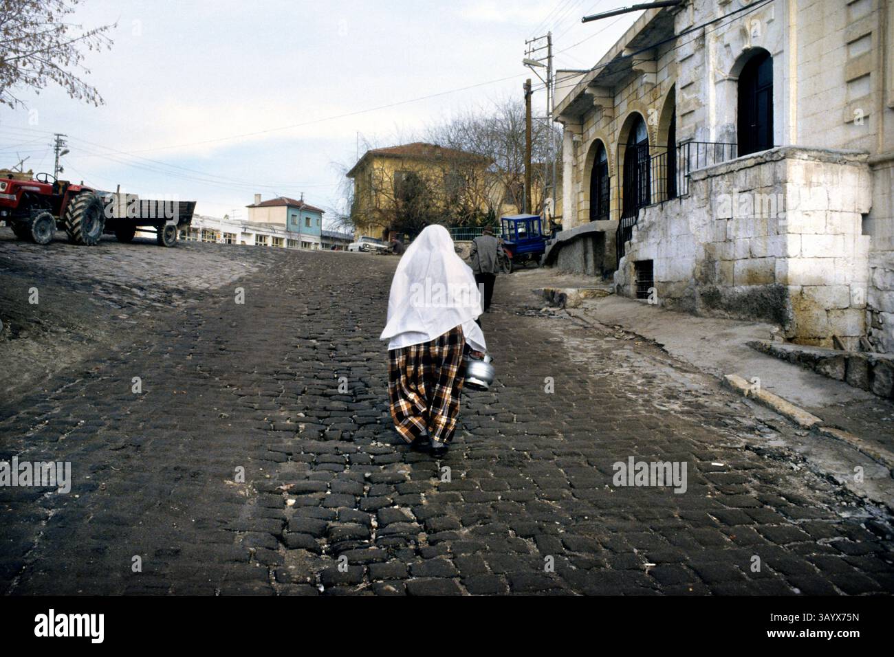 Tschador. Richtung Homeward... .. Nevsehir In Der Nähe Der Türkei Stockfoto