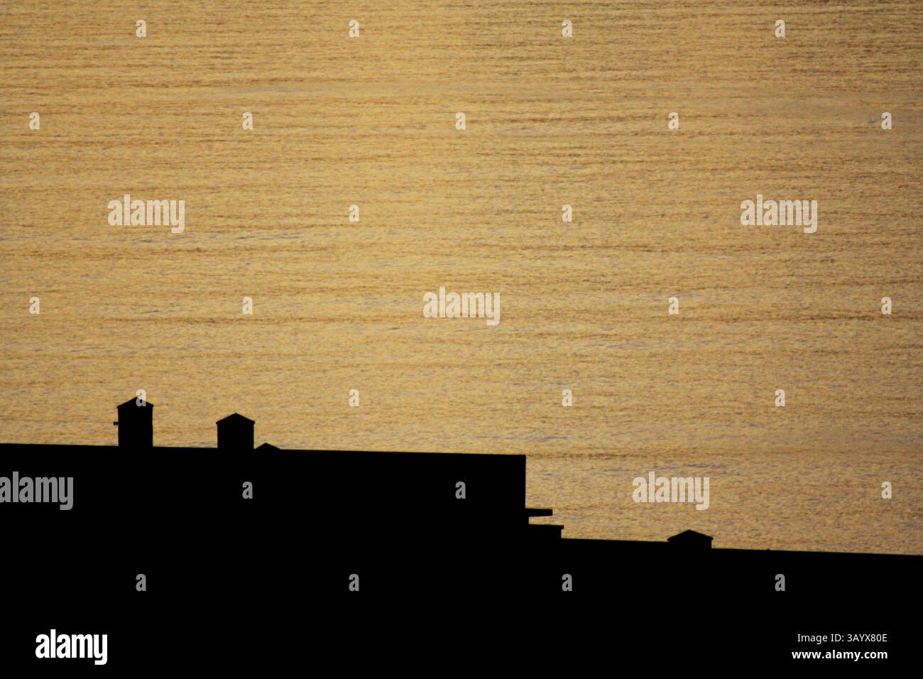 Goldene Stunde Stockfoto