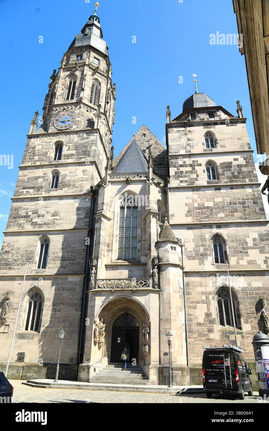 Stadtkirche St. Moriz in Coburg Stadtkirche St. Moriz in Coburg Bayern *** St. Moriz Kirche in Coburg St. Moriz Kirche in Coburg Bayern Copyright: XMatthiasxGränzdörferx Stockfoto