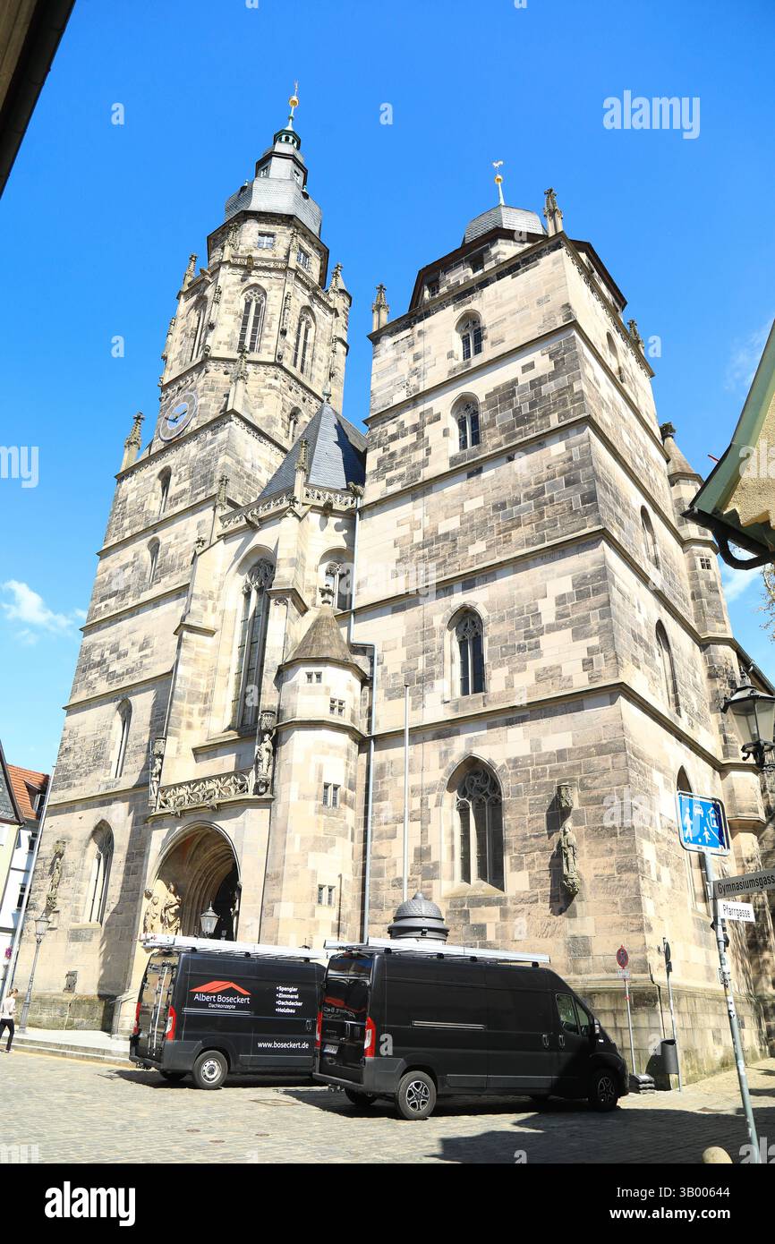 Stadtkirche St. Moriz in Coburg Stadtkirche St. Moriz in Coburg Bayern *** St. Moriz Kirche in Coburg St. Moriz Kirche in Coburg Bayern Copyright: XMatthiasxGränzdörferx Stockfoto