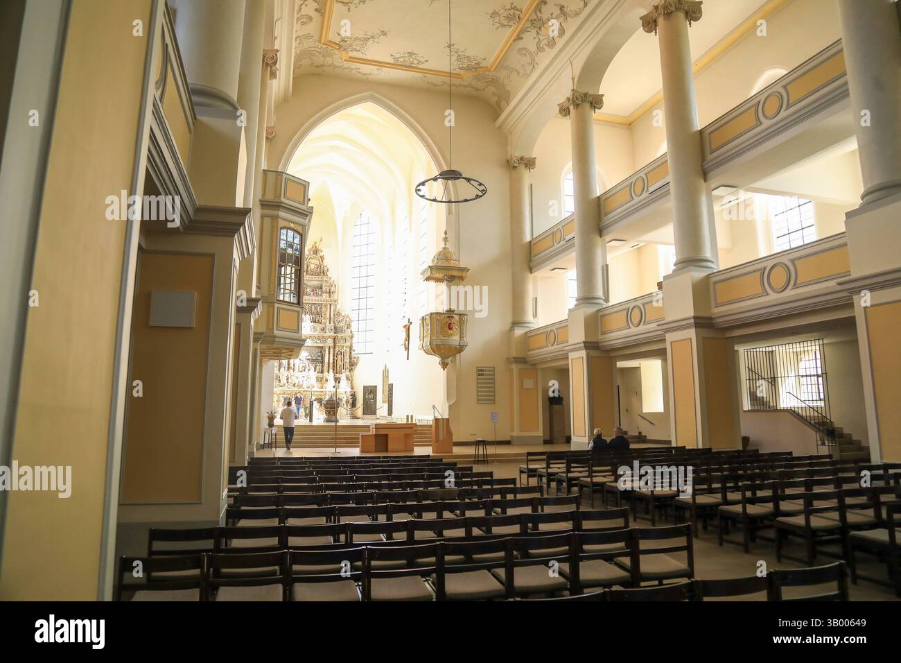 Stadtkirche St. Moriz in Coburg Stadtkirche St. Moriz in Coburg Bayern *** St. Moriz Kirche in Coburg St. Moriz Kirche in Coburg Bayern Copyright: XMatthiasxGränzdörferx Stockfoto