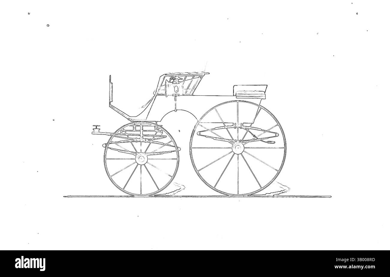 Ein Vintage-Wagen leuchtet mit leuchtenden Linien vor dunkler Kulisse und unterstreicht seine eleganten Räder und sein klassisches Design. Klassische Kunst mit modernem Touch, neu interpretiert von Artotop Stockfoto