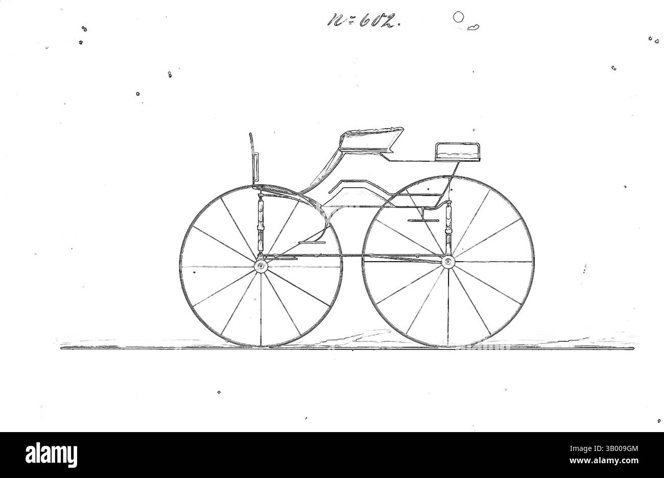 Ein stilvolles, beleuchtetes Fahrrad mit komplexen Linien und lebendigen, wirbelnden Farben im Hintergrund, das einen dynamischen und künstlerischen Effekt erzeugt. Klassische Kunst mit modernem Touch, neu interpretiert von Artotop Stockfoto