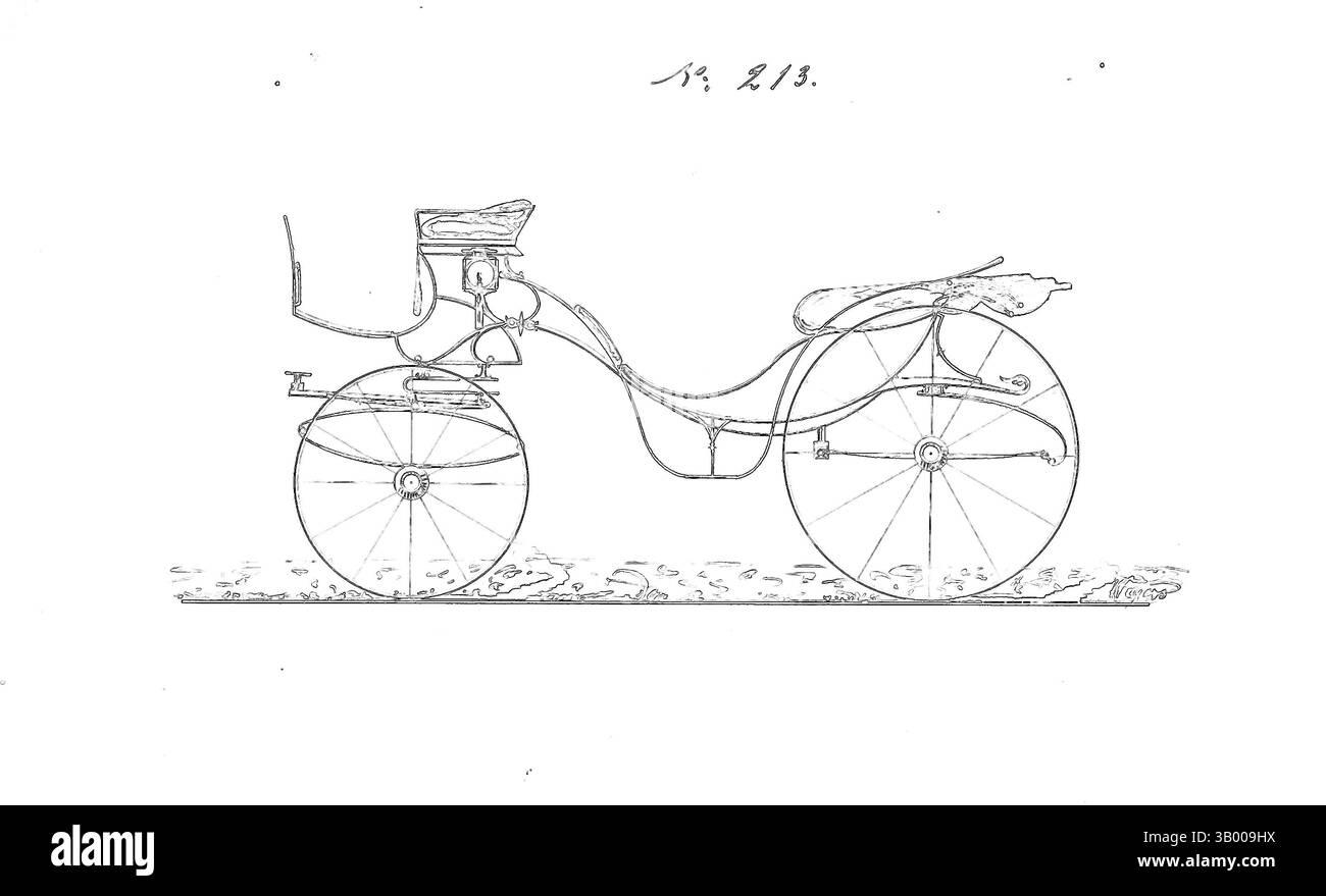 Eine aufwendig gestaltete Rikscha präsentiert sich mit auffälligen, leuchtenden Linien vor einem lebendigen, abstrakten Hintergrund voller farbenfroher Muster. Klassische Kunst mit modernem Touch, neu interpretiert von Artotop Stockfoto