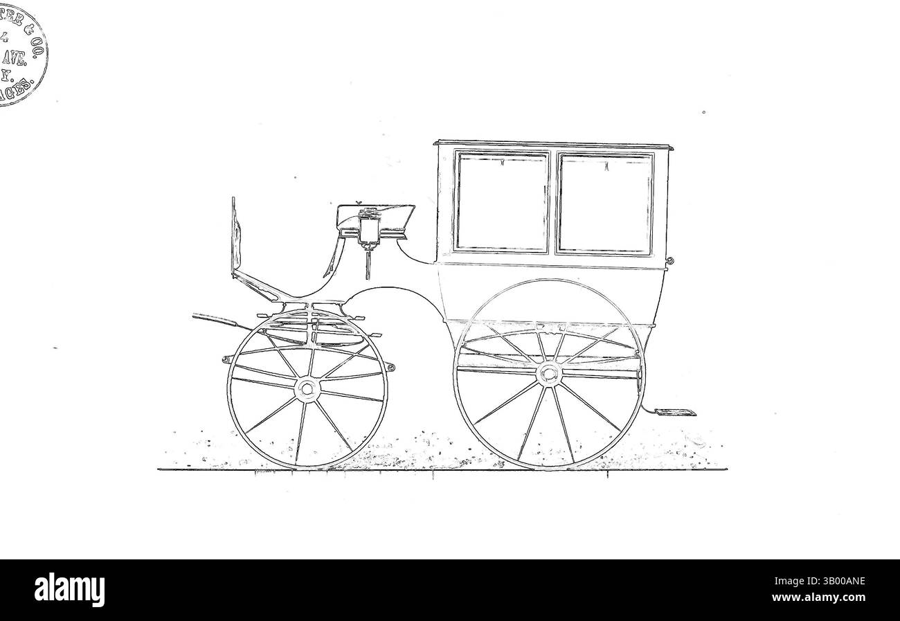 Ein Vintage-Wagen mit komplizierten Rädern, umgeben von leuchtenden Farben und abstrakten Mustern, die eine dynamische und skurrile Atmosphäre schaffen. Klassische Kunst mit modernem Touch, neu interpretiert von Artotop Stockfoto