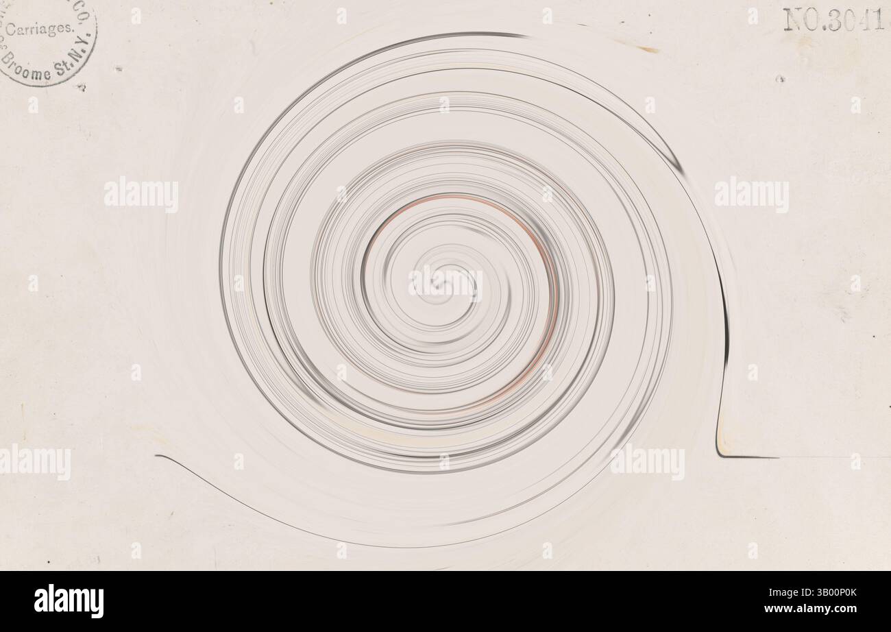 Eine künstlerische Darstellung eines Vintage-Kutschs mit detaillierten Rädern und einem elegant gestalteten Körper vor einem lebendigen, wirbelnden Hintergrund. Klassische Kunst mit modernem Touch, neu interpretiert von Artotop Stockfoto