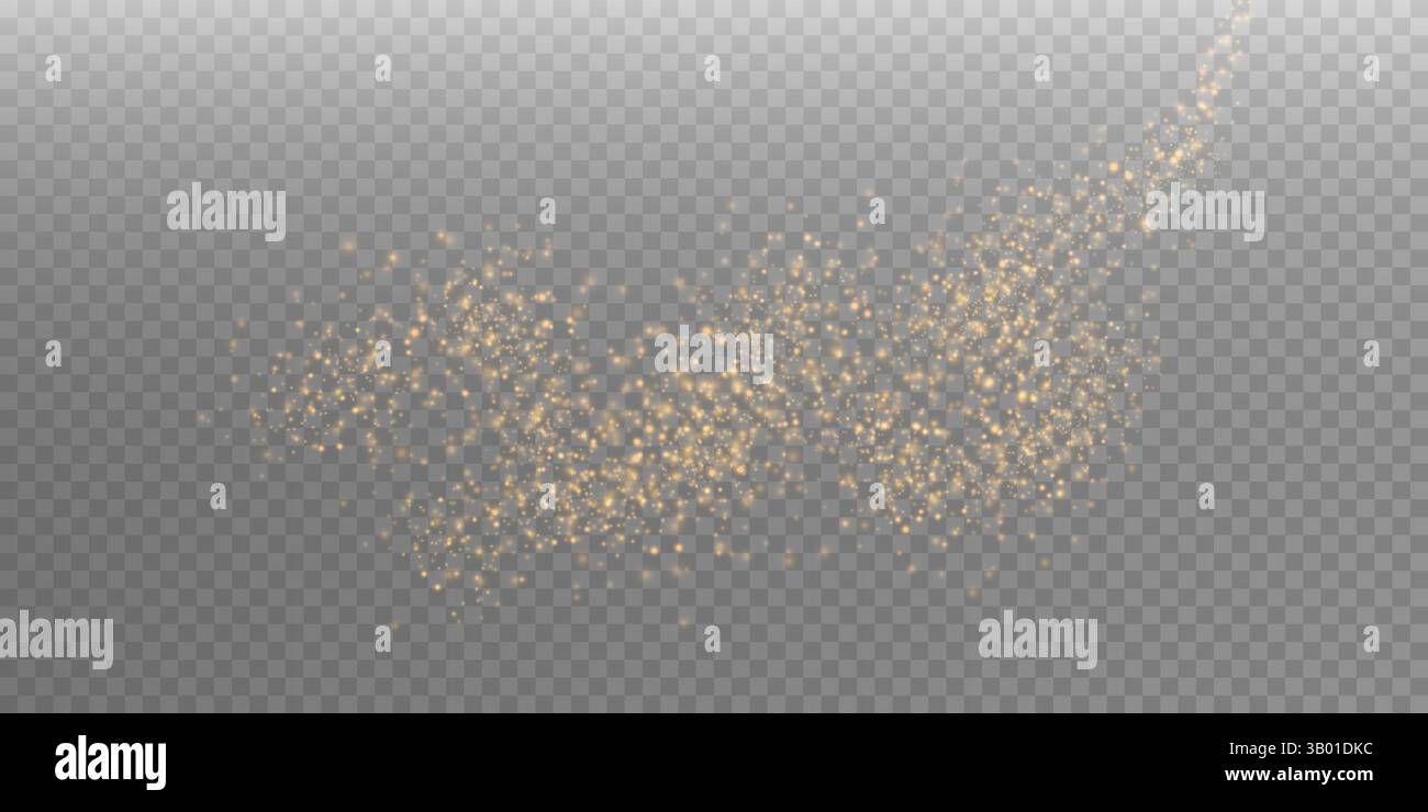 Raffinierte goldene Glitzer für atemberaubendes Design und schöne Kunstwerke, perfekt für jeden Anlass und Zweck Stock Vektor