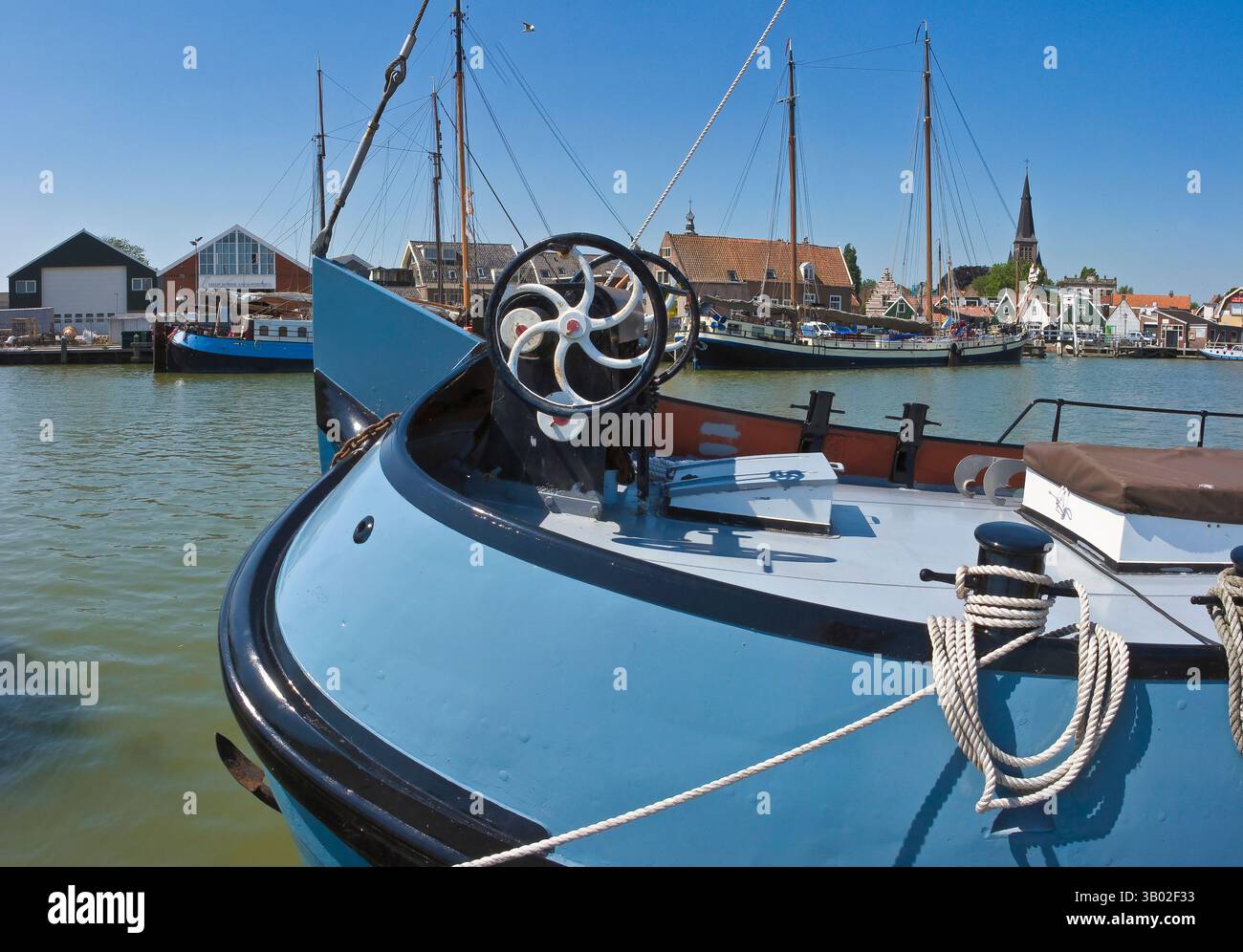 Harbour, Monnickendam, , Noord-Holland, Niederlande, Rene van der Meer Stockfoto