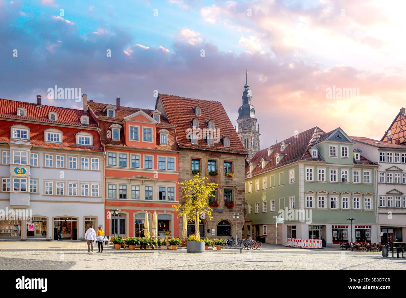 Altstadt von Coburg, Deutschland Stockfoto