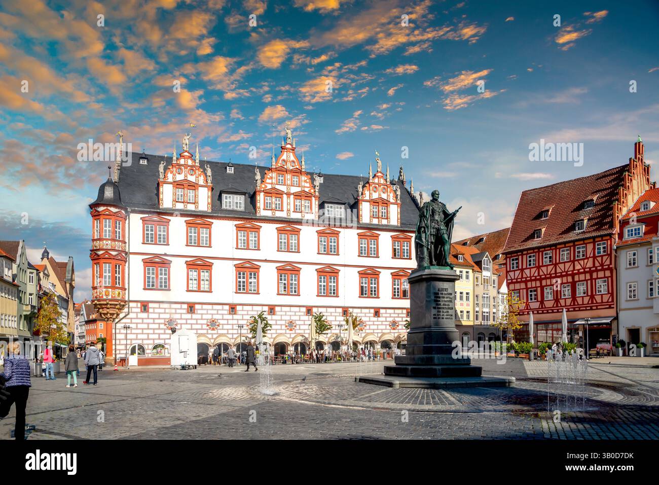 Altstadt von Coburg, Deutschland Stockfoto