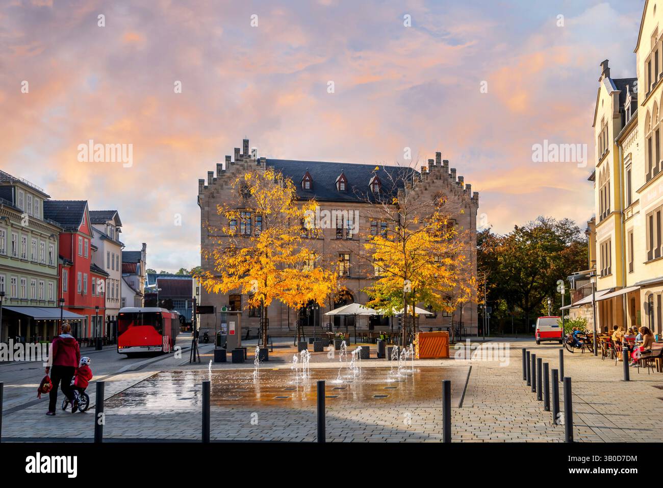Altstadt von Coburg, Deutschland Stockfoto