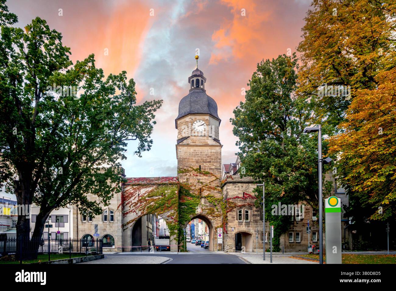 Altstadt von Coburg, Deutschland Stockfoto