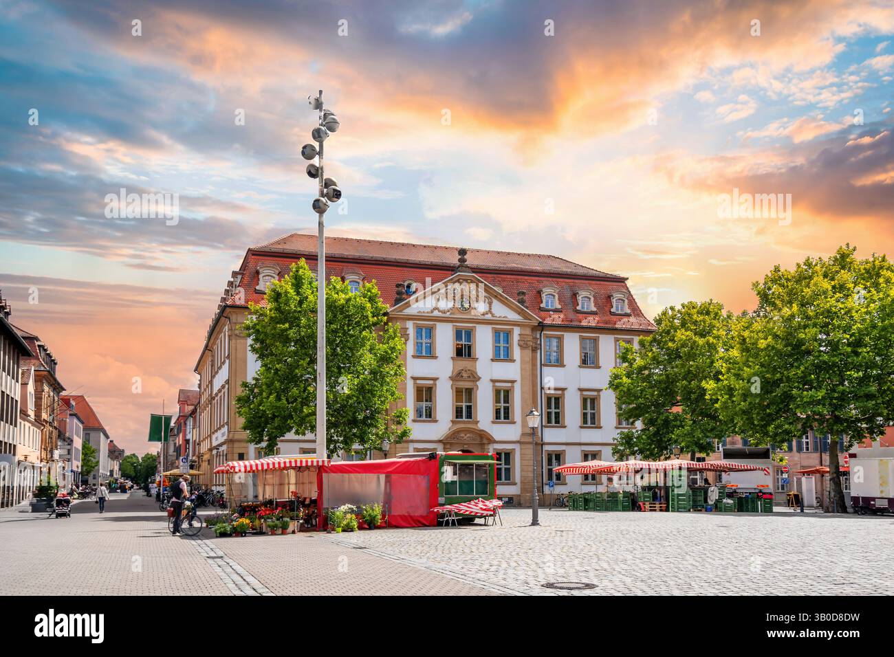 Altstadt von Coburg, Deutschland Stockfoto