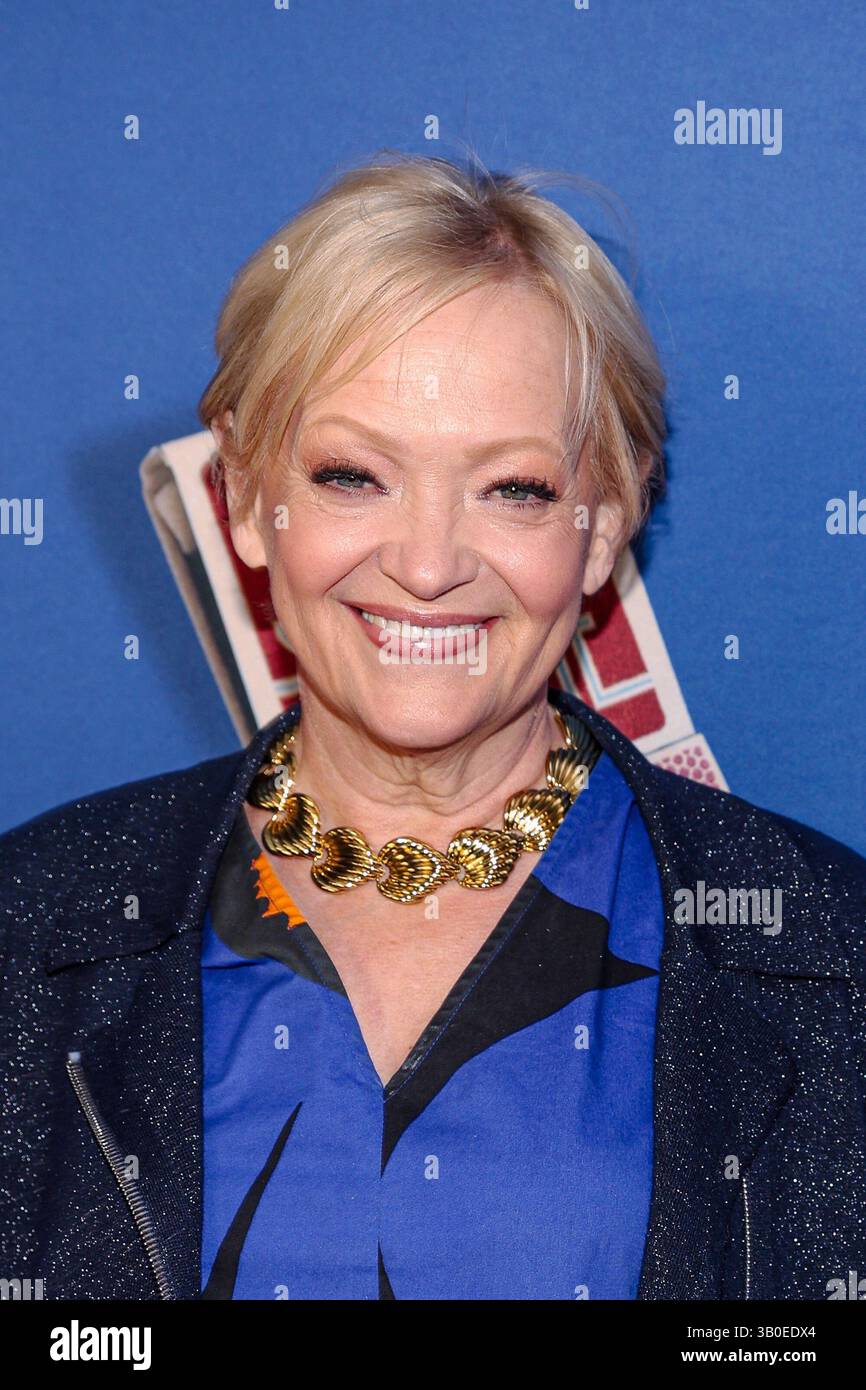 Ny. April 2025. Maria Friedman in Anwesenheit von JUST IN TIME Opening Night on Broadway, Circle in the Square Theatre, New York, NY, 23. April 2025. Quelle: Manoli Figetakis/Everett Collection/Alamy Live News Stockfoto