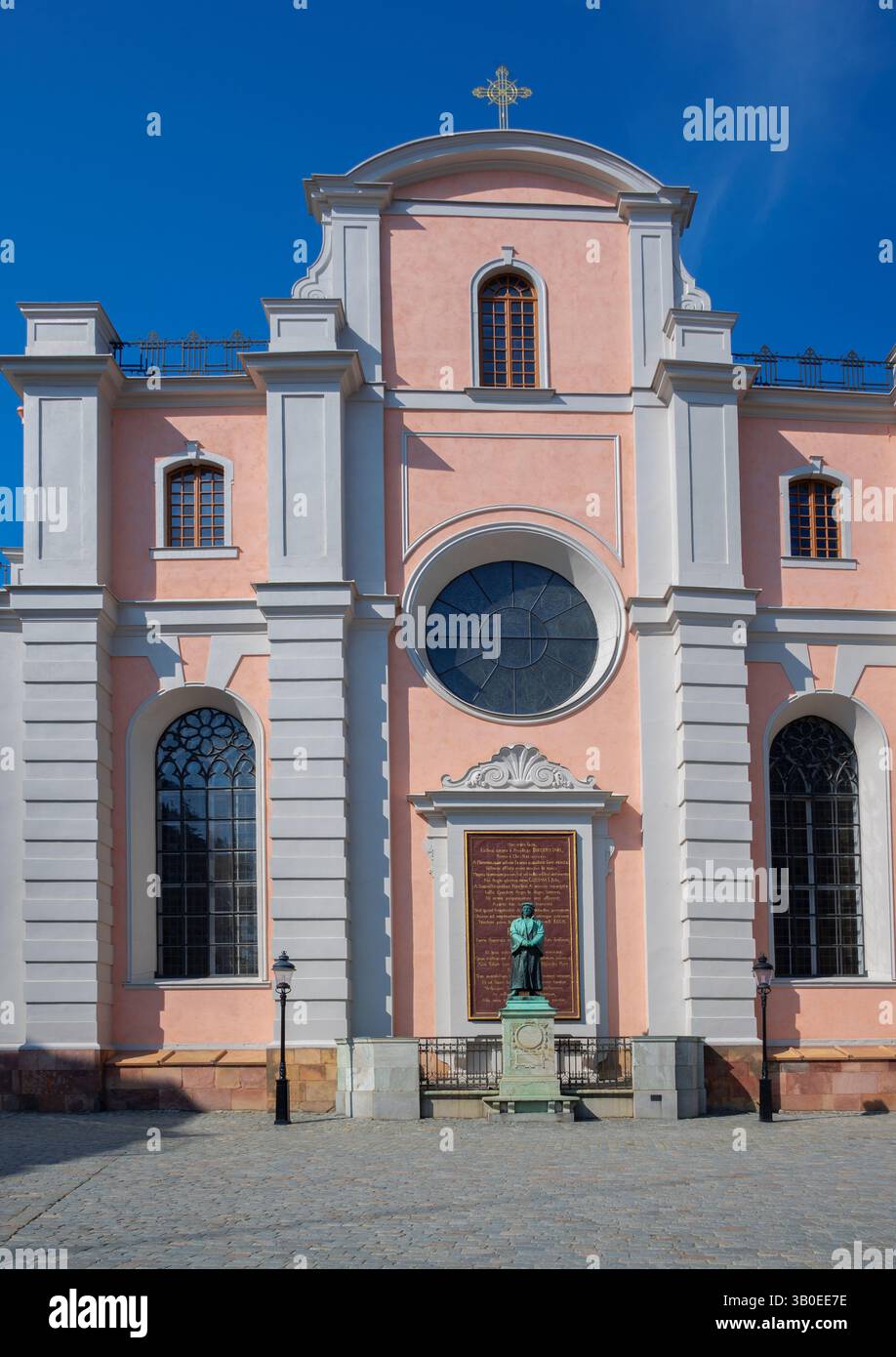 Storkyrkan, auch Stockholms domkyrka und Sankt Nikolai Kyrka genannt, ist die älteste Kirche in Stockholm. Stockfoto