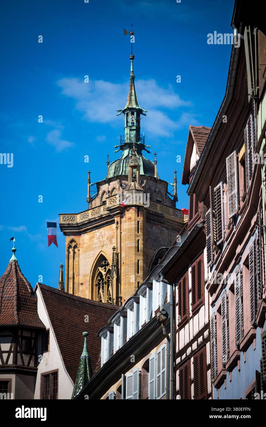 Historisches Zentrum von Colmar im Elsass, Frankreich Stockfoto