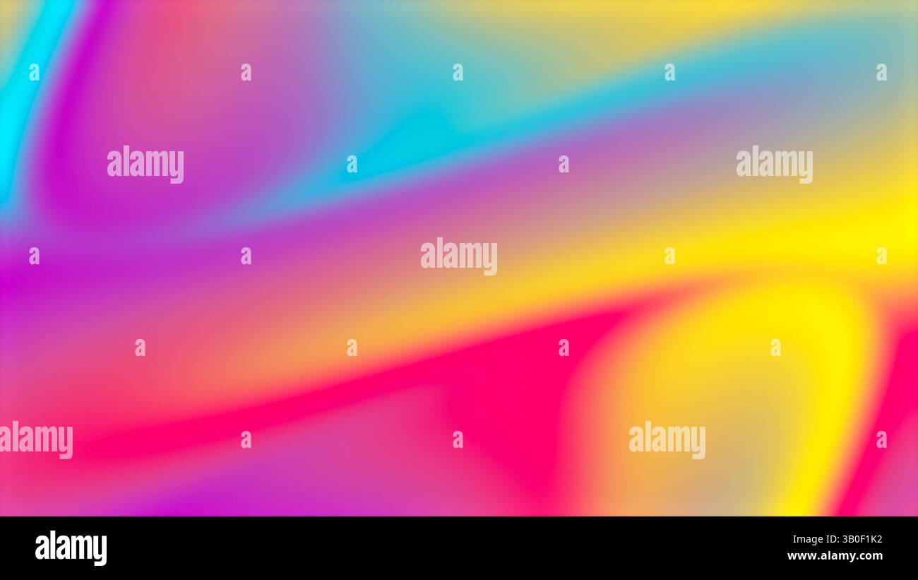 Lebendiger und abstrakter farbenfroher Hintergrund mit reichhaltigem Bewegungsablauf und Bewegungskunst Stockfoto